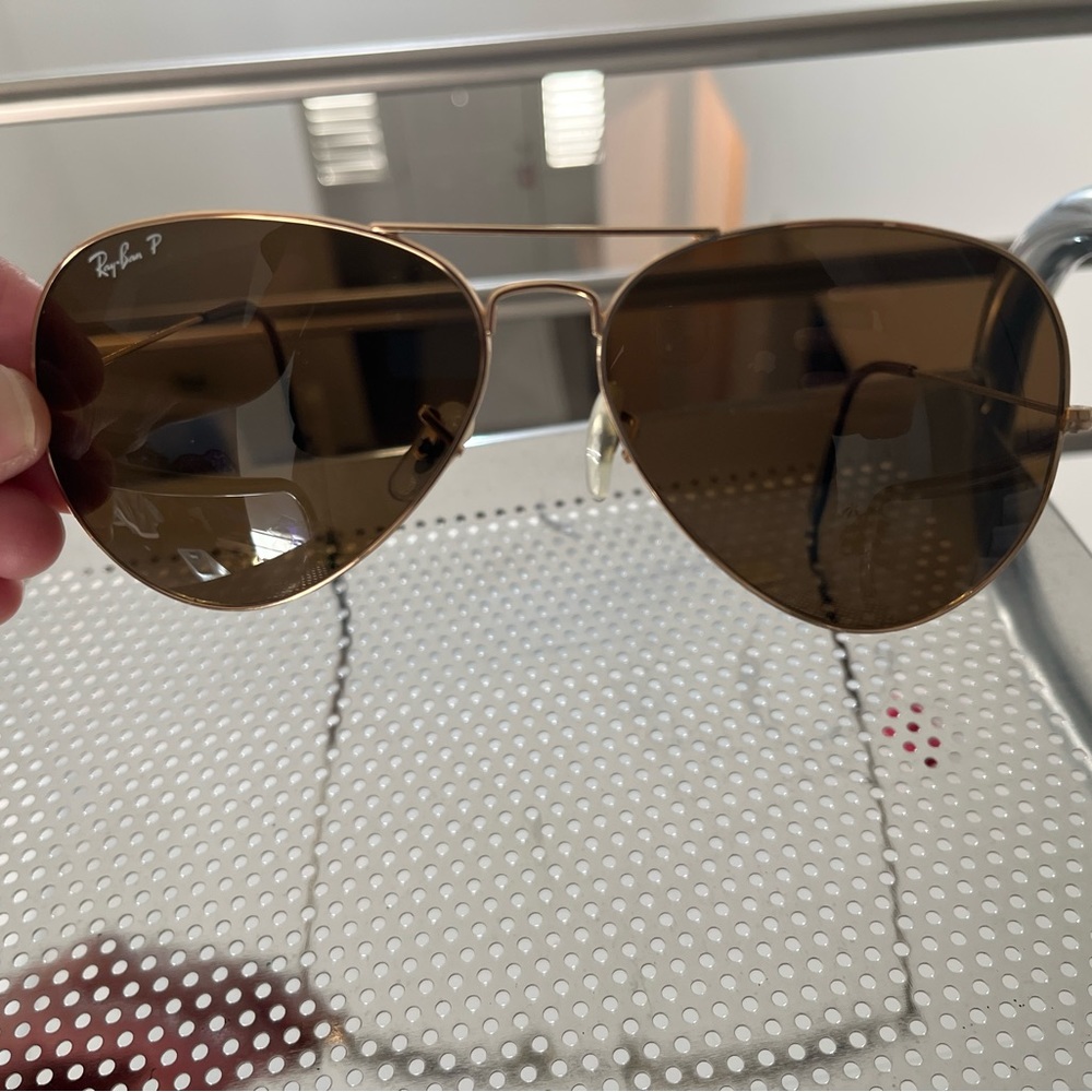 Ray Ban brown aviator used